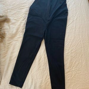Madewell maternity black skinny jeans